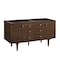 James Martin Vanities Amberly 60in Double Vanity Cabinet, Mid-Century Walnut 670-V60D-M-WLT - alternate 1